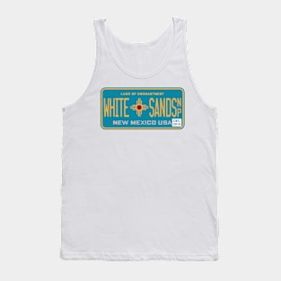 White Sands National Park license plate Tank Top